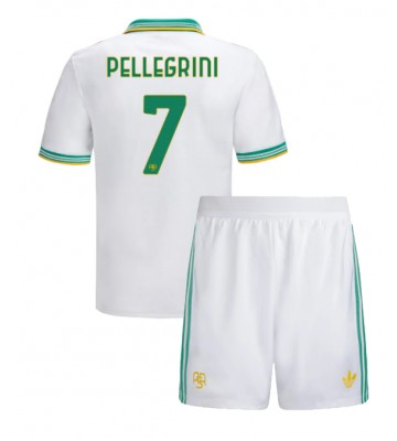 AS Roma Lorenzo Pellegrini #7 Tercera Equipación Niños 2025-26 Manga Corta (+ Pantalones cortos)